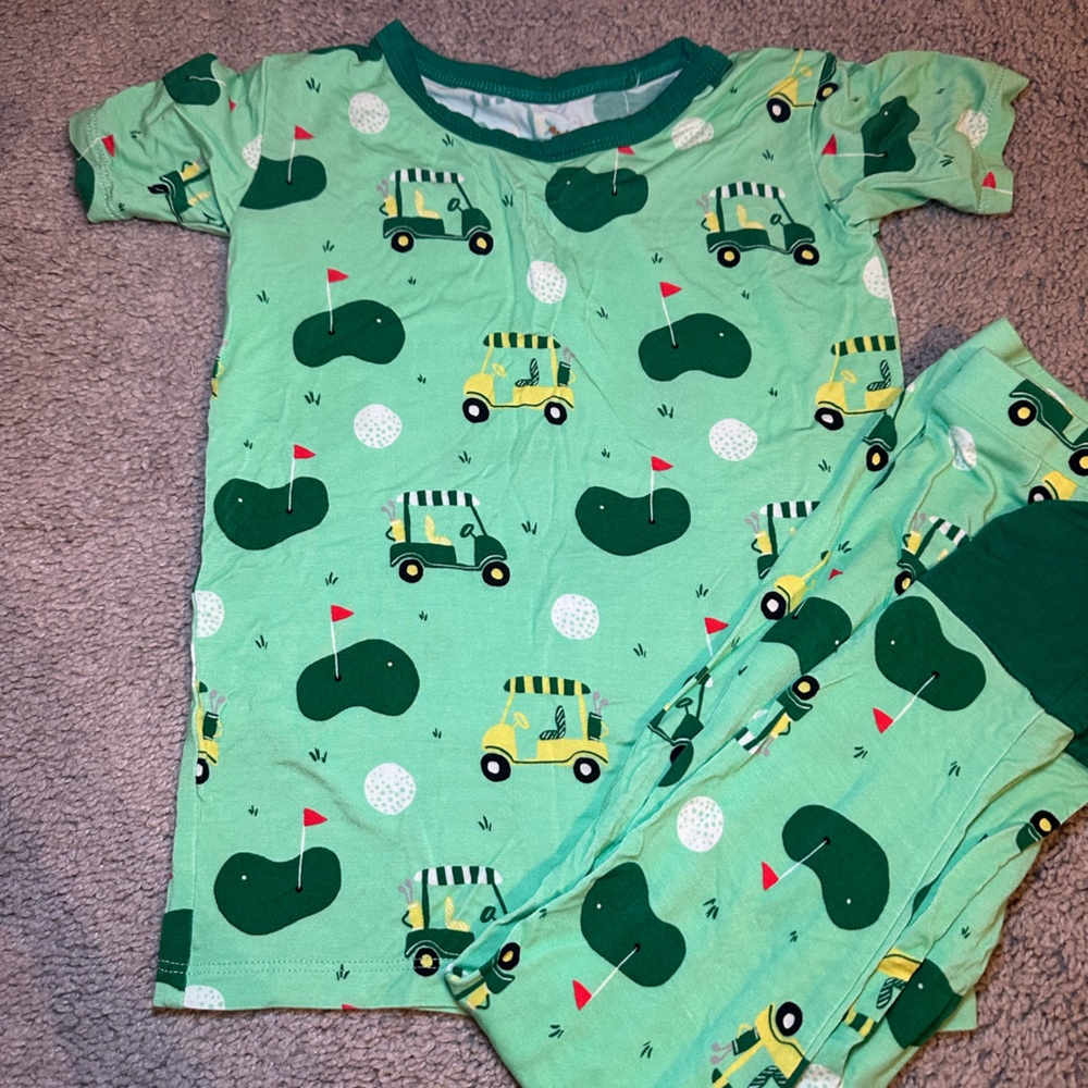 Kiki and lulu 4T golf cart pajamas